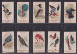 Cigarette cards, Franklyn Davy & Co, Birds (set, 50 cards) (some with sl uneven cut, few marks,