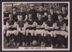 Cigarette card, Phillips, Football Teams (Premium Issue), type card, West Ham Utd AFC (gd) (1)
