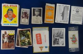 Cigarette / trade cards, mixture in 2 shoe boxes including quantity of sets / part sets from Players