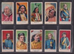 Trade cards, USA, John H Dockman & Son (Wild West Gum), Western Characters, (set, 24 cards) inc.