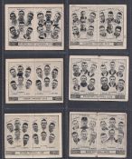 Trade cards, Barratt's, Football Team Folders, 15 cards, 13 English League Division 2, Blackpool (