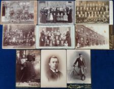 Cabinet Photographs, Photographer, Cycling (2), Victoria Jubilee Macclesfield, School Class (4),