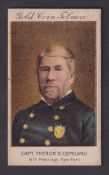 Cigarette card, USA, Buchner, Police Inspectors, type card 'M' size, Capt. Theron S. Copeland (