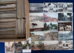 Postcards, a mixed subject, UK and foreign topographical collection of over 1100 cards, mainly UK