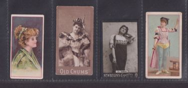 Cigarette cards, Actresses and Beauties, 4 type cards Richmond Cavendish Pretty Girl Series RASH (