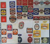 Beer labels, a selection of approx. 390 labels, duplication throughout, mixed ages, loose and hinged