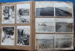 Militaria, Photographs, a WW1 album containing photographs to include nurses, vehicles, hospital