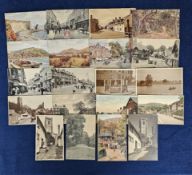 Postcards, a mixed general UK topographical collection of over 650 cards, mainly scenic views,