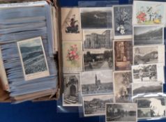 Postal Stationery, Third Reich postcards and covers, a large selection showing many different
