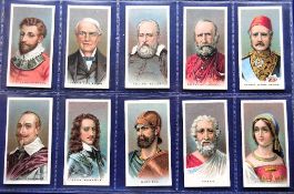 Cigarette cards, Player's (Overseas issue), Leaders of Men (set 50 cards), including Abraham