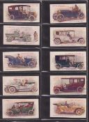 Cigarette cards, Lambert & Butler, Motors, (set 25 cards) (gen vg)