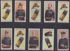 Cigarette cards, Smith's, Naval Dress & Badges (Descriptive, multi-backed) (set, 50 cards) (gen. gd)
