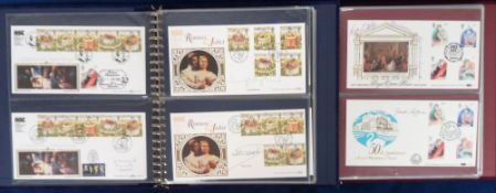 Stamps, GB QEII collection of 1980-90 illustrated first day covers by Benham and Bradbury, many