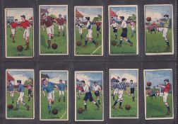 Trade cards, Football, Maynard's Football Clubs (set 17 cards) (mixed condition fair/gd+), West