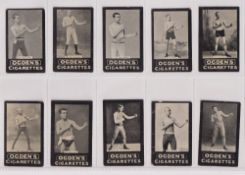 Cigarette cards, Ogden's Tabs F series, 29 cards all sport themed. Numbers 201-220, 241 and 243 to