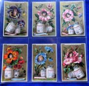 Trade cards, Liebig 5 sets, S268, S267*, S274, S237*, S233. Various languages, 2 sets marked * are