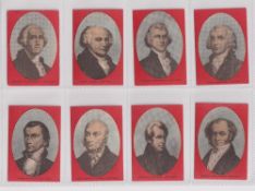 Trade cards, USA, Ward's Tip Top Bread, US Presidents, 'M' size (set, 26 cards) includes George