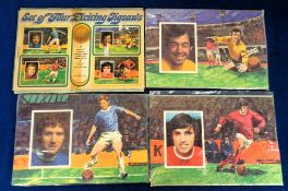 Football puzzles, 4 complete jigsaw puzzles, 3 issued by Waddington's (1970's), George Best, Alan