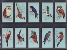 Trade cards, Birds, four sets, Tetley Tea British Birds (48 cards), Brooke Bond British Birds (