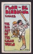 Cigarette card, Bewlay & Co, Comic Advertisement Cards, type, 'The Big Hit of the Cigar World' (with