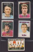 Trade cards, A&BC Gum, Footballers, (Orange back, 86-170), (set, 85 cards, all ex with unmarked