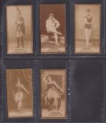 Cigarette cards, USA, National Cigarette & Tobacco Co (Admiral Cigarettes), Photographic cards x 5