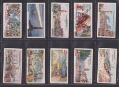 Cigarette cards, Churchman, A Tour Around the World (set 50 cards) ( gen gd)
