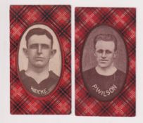 Trade cards, Australia, McIntyre Bros, Football Champions (Victorian League), two cards, 1st Series,