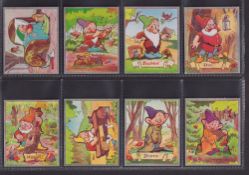 Trade cards, Anon (Barratt's), Snow White & the Seven Dwarfs, 'M' size (set, 36 cards) (vg)