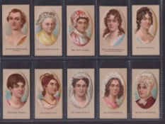 Cigarette cards, USA, Consolidated Cigarette Co, Ladies of the White House, (set, 25 cards) (2