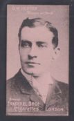 Cigarette card, Fraenkel Bros, Music Hall Artistes (Pink card), type card, G W Hunter, 'Always on