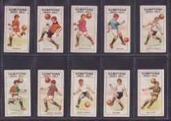Trade cards, Football, Compton's Gravy Salt, Footballers coloured series B (set 22 cards) (fair/gd