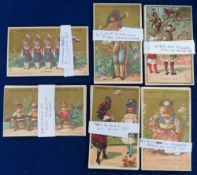 Advertising, Chocolat Guerin Bouton, 6 early sets each with 6 cards depicting children in various