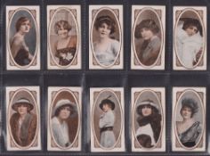 Cigarette cards, Continental Cigarette Factory, Charming Portraits (plain back) 23/25 (fair/gd)