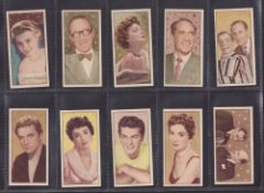 Trade cards, Barbers Tea, Cinema & Television Stars (set 24 cards plus 5 identical checklists)