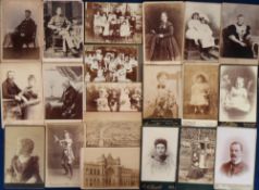 Photographs, a collection of approx. 52 cabinet photographs (1878- approx. 1905) inc. Paris