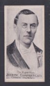 Cigarette card, Sweet Alva Cigarettes, Boer War Celebrities, 'JASAS' (type card) The Right Hon.