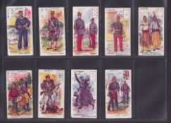 Cigarette cards, Muratti, Russo Japanese Series, 9 type cards clubs (1), 6 , spades (2) 4, ace,