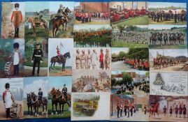 Postcards, Military, a selection of approx. 100 mainly coloured cards of soldiers in uniform, from a
