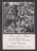 Cigarette card, Abdulla, Great War Gift Packaging Cards, type, 'News From Home' (gd) (1)