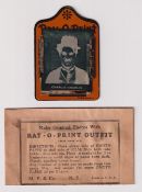 Trade issue, USA, M. P. & Co, Ray-O-Print Outfit, Charlie Chaplin, type card on original metal mount