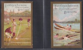 Trade cards, Huntley & Palmers, Sports (Plain Background), 'P' size (all with first word in