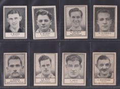 Trade cards, Barratt's, Famous Footballers (Non-Descriptive), 'M' size, 13 cards, W. Gutteridge & J.