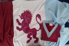 Football, Aston Villa Football Shirt by Bukta 1956, previously owned by Schoolboy and Youth team
