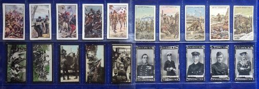 Cigarette cards, Military selection over 125 cards, many scarcer unusual cards including Godfrey
