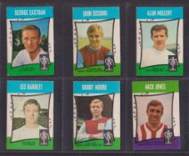 Trade cards, Football, A&BC Gum, Footballers Star Players issued 1967 including George Best (a few