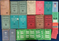 Transportation, London Transport Road and Rail Timetables dating from the 1950s and 60s (29),