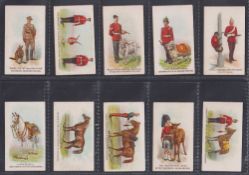 Cigarette cards, Wills, Scissors, Regimental Pets, (set, 33 cards) (gd)