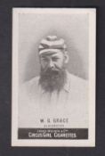 Cigarette card, Cohen Weenen & Co, Heroes of Sport, type card, Cricket, W G Grace, Gloucester (