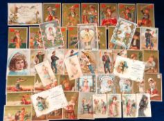 Trade cards, French, a mixed selection of 50+ trade cards including Aug. Fretin, shoe